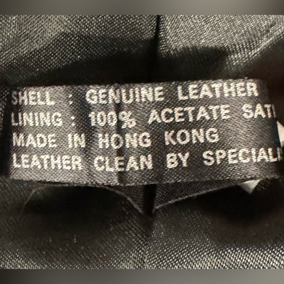 Vintage 80's Scully Black Leather Fringed Western Cowboy Jacket RARE Size 44 - Picture 14 of 14